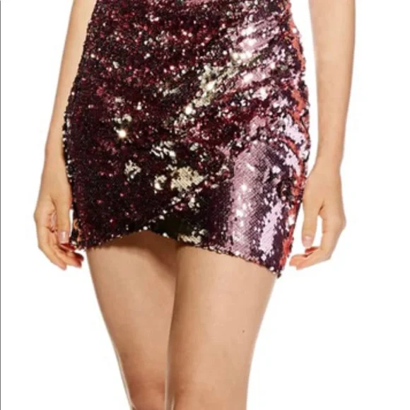 Dress Sequin Mini Skirt Topshop Midi Skirt Outfit Silver Sequin